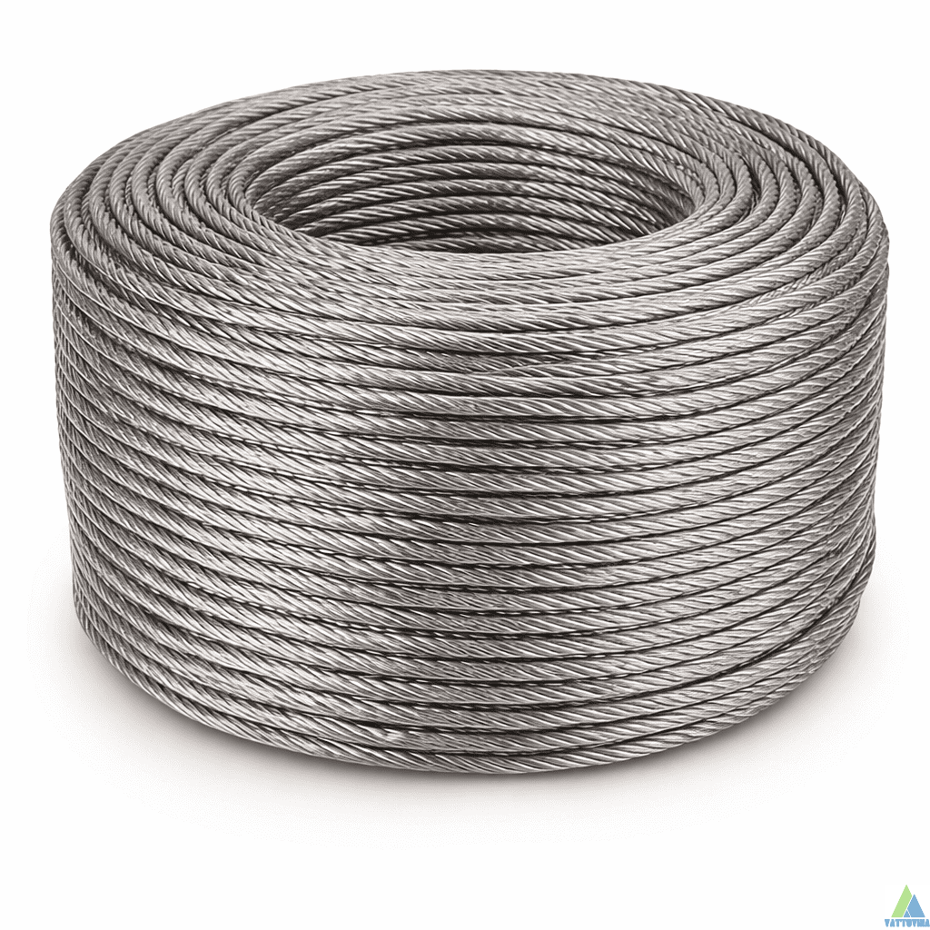 Cáp Inox Phi 6mm (6 Ly | D6) Giá Sỉ, Lẻ | Cáp Thép Không Gỉ 
